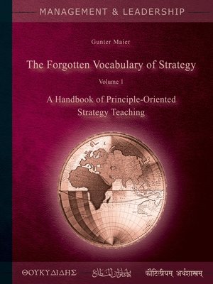 cover image of The Forgotten Vocabulary of Strategy Volume1